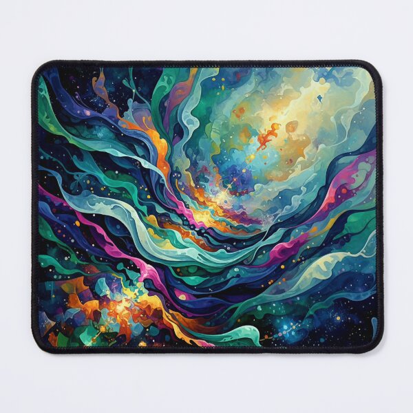 Item preview, Cosmic Vortex of Colors – Abstract Galaxy Energy designed and sold by Gletschie.