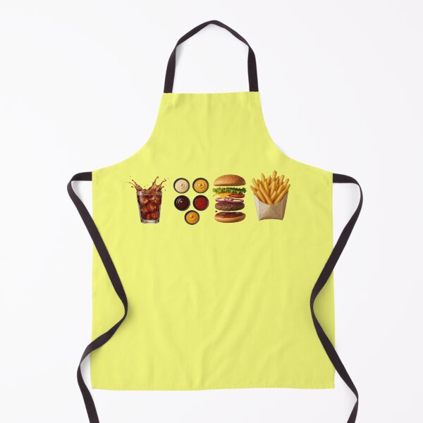 Item preview, Delicious Fast Food Combo – Juicy Cheeseburger, Crispy Fries, Cola Splash, and Sauces Illustration designed and sold by RokaCircles.