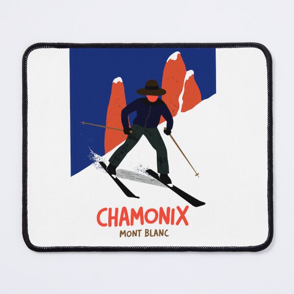 Item preview, Chamonix Old Ski Poster – Retro French Alps Travel Art | Classic Winter Landscape Print for Ski & Adventure Lovers designed and sold by paulo silveira.