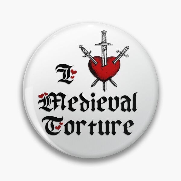 Item preview, I Love Medieval Torture designed and sold by Fr0ggee.