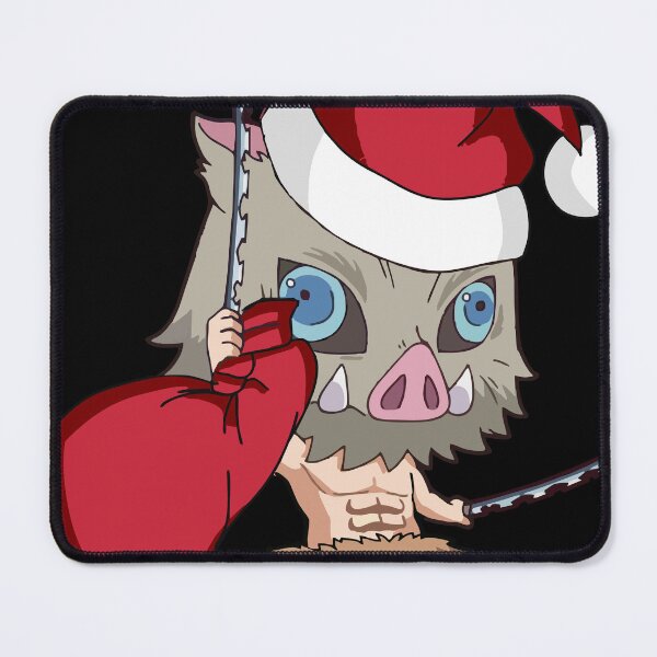 Item preview, Inosuke Inspired Christmas – Wild Santa with Dual Swords and Gift Bag designed and sold by T-Chou.