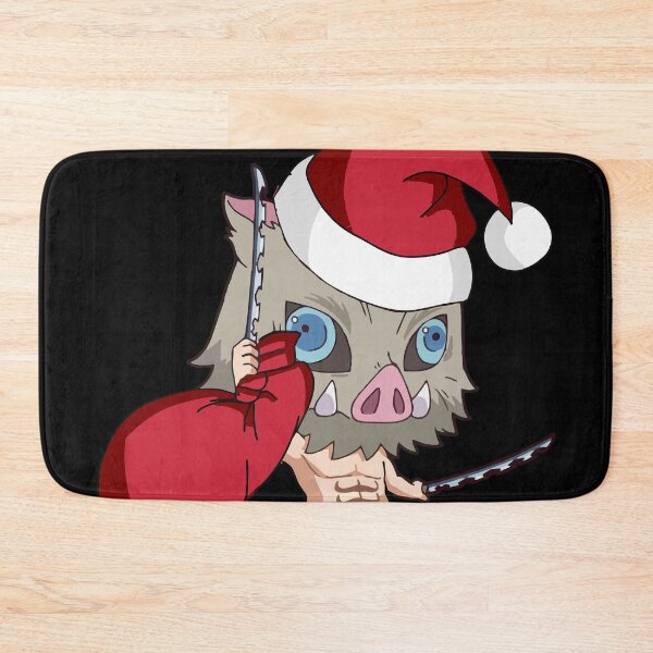 Item preview, Inosuke Inspired Christmas – Wild Santa with Dual Swords and Gift Bag designed and sold by T-Chou.