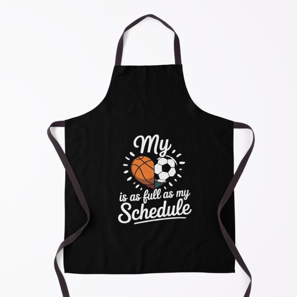 Item preview, Full Schedule & Heart Proud Basketball Soccer Player Mom designed and sold by dainegilbert.