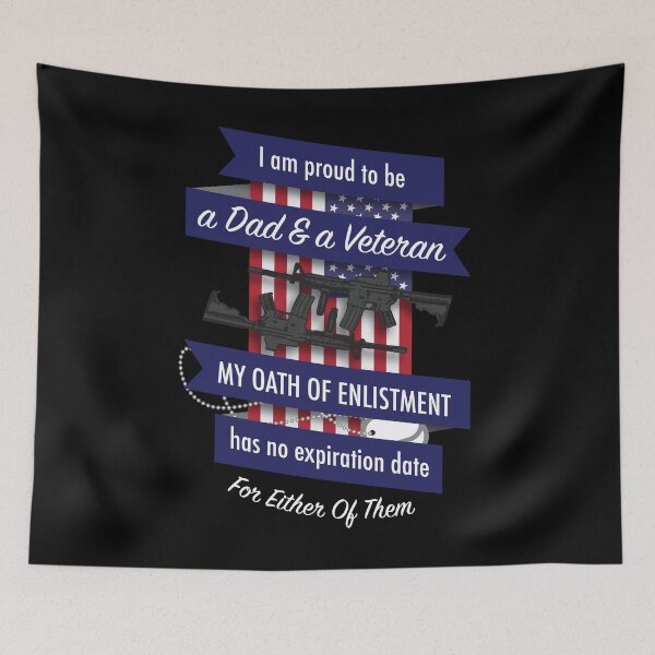 Item preview, My Oath Has No expirtion date Veteran Dad designed and sold by shoppzee.