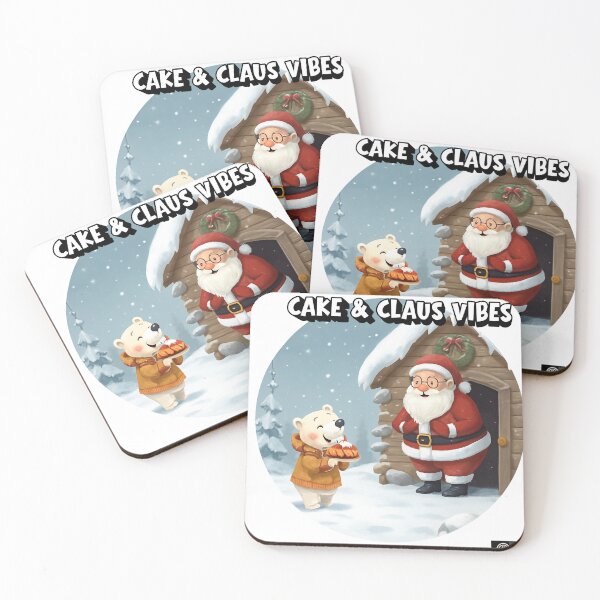 Item preview, Cake & Claus Vibes designed and sold by HOUSE OF TIST.