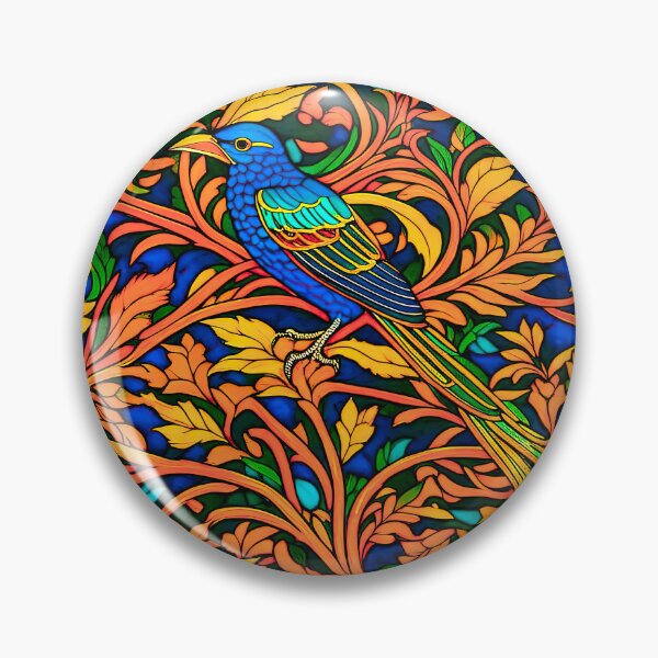 Item preview, Morrisian Songbird: Botanical Art Nouveau Illustration designed and sold by LanaGustavsson.