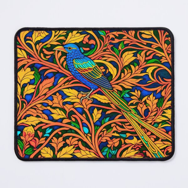 Item preview, Morrisian Songbird: Botanical Art Nouveau Illustration designed and sold by LanaGustavsson.