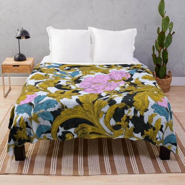 Item preview, Romantic Vintage Floral Textile Art designed and sold by Atlas Kai.