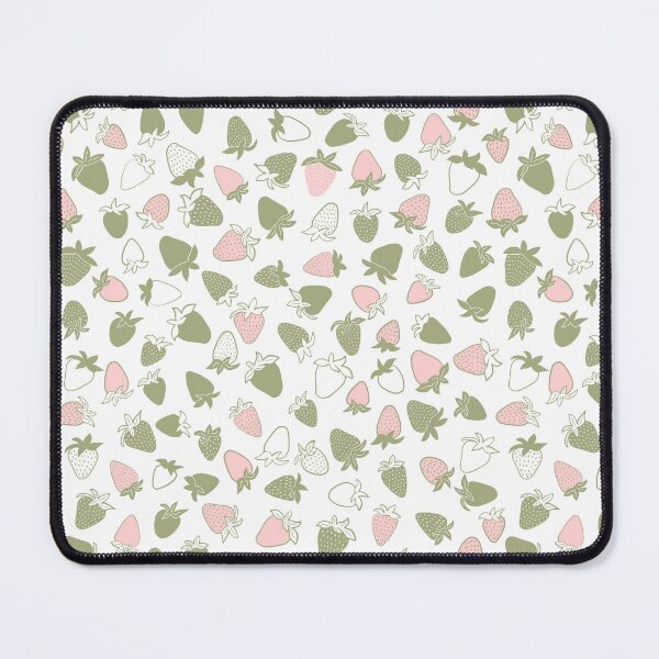 Item preview, strawberry patch - Love you berry - pink olive  designed and sold by Stephanie Fiona Design.