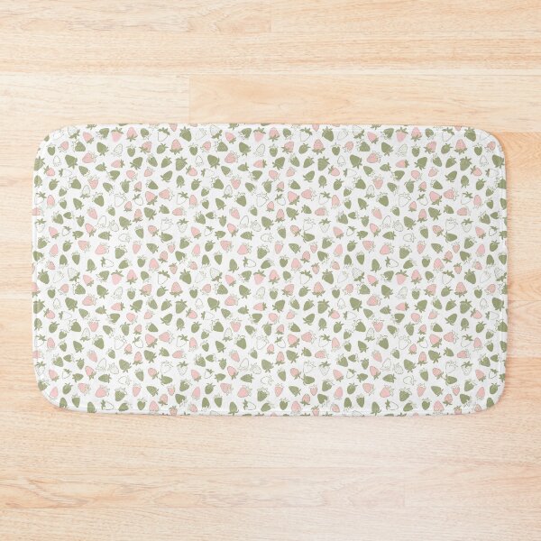 Item preview, strawberry patch - Love you berry - pink olive  designed and sold by Stephanie Fiona Design.