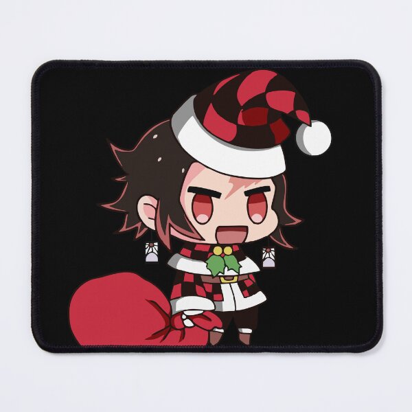Item preview, Tanjiro Inspired Christmas – Kind-Hearted Santa with Patched Gift Bag designed and sold by T-Chou.