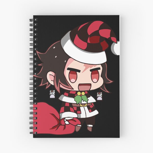 Item preview, Tanjiro Inspired Christmas – Kind-Hearted Santa with Patched Gift Bag designed and sold by T-Chou.