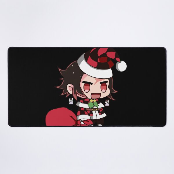 Item preview, Tanjiro Inspired Christmas – Kind-Hearted Santa with Patched Gift Bag designed and sold by T-Chou.