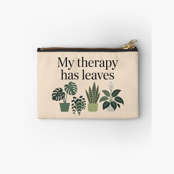 Item preview, My Therapy Has Leaves – Calm Nature Quote Design designed and sold by WikaKowalczyk.