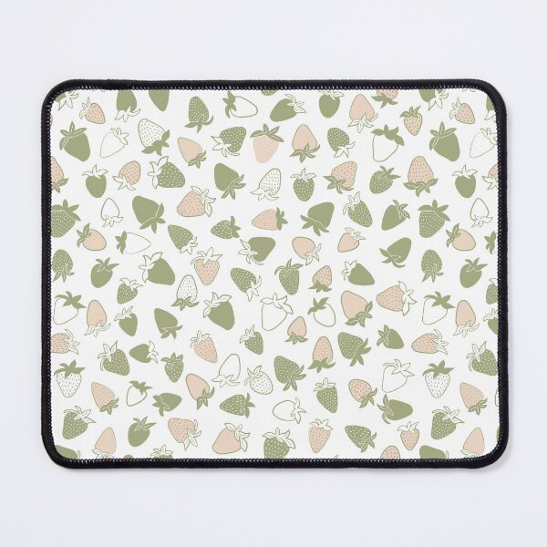 Item preview, strawberry patch - Love you berry - tangerine olive designed and sold by Stephanie Fiona Design.