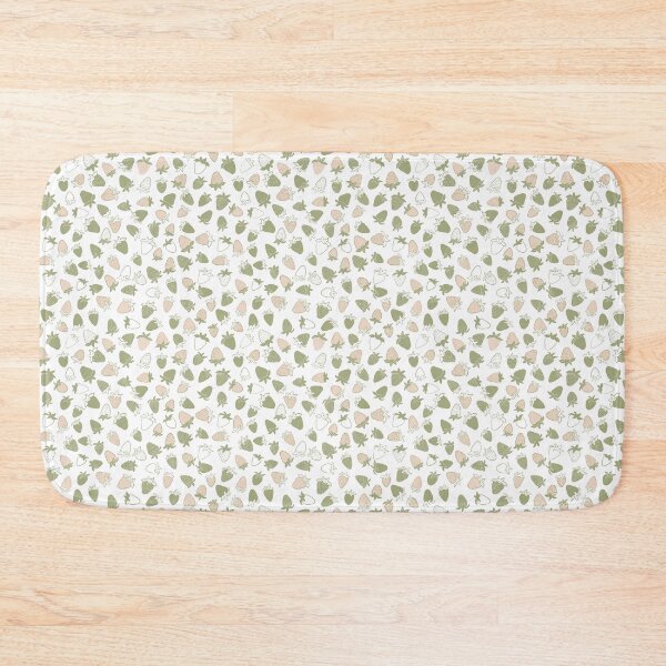 Item preview, strawberry patch - Love you berry - tangerine olive designed and sold by Stephanie Fiona Design.