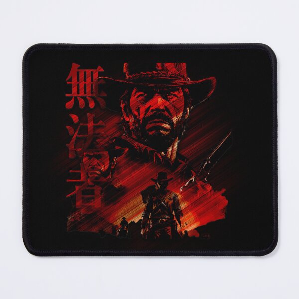 Item preview, 賞金稼ぎ Bounty Hunter, Crimson Outlaw, Wild West Warrior, The Red Gunslinger, Frontier Legend, Blood Moon Rider, 無法者 The Lawless, Desert Desperado designed and sold by CrisMor-Art.