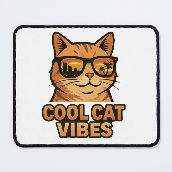 Item preview, COOL CAT VIBES designed and sold by TendenciaImpressa.