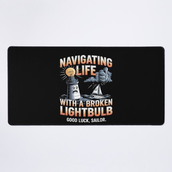 Item preview, lighthouse meme - absurd lighthouse - funny beacon - chaotic lighthouse - weird nautical - existential lighthouse - powered by panic - sea-themed - cursed lighthouse core designed and sold by JansenGS.