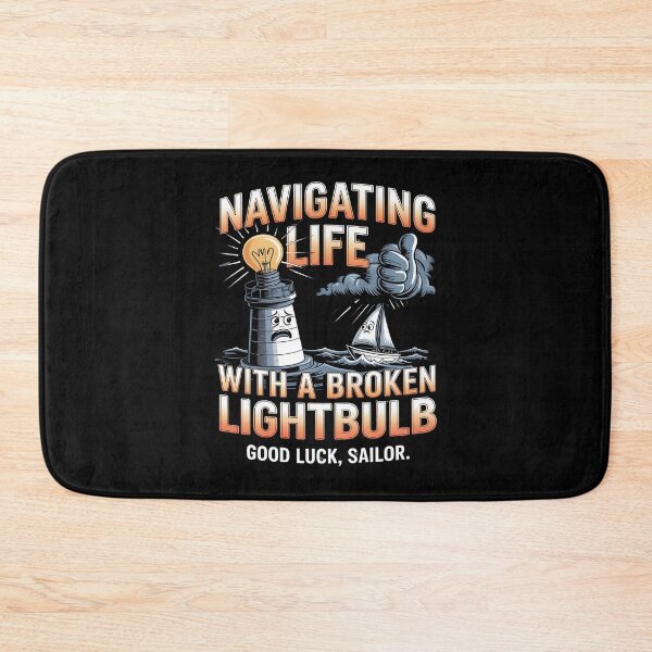 Item preview, lighthouse meme - absurd lighthouse - funny beacon - chaotic lighthouse - weird nautical - existential lighthouse - powered by panic - sea-themed - cursed lighthouse core designed and sold by JansenGS.