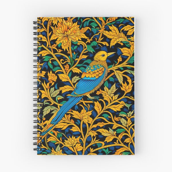 Item preview, Morrisian Songbird: Botanical Art Nouveau Illustration designed and sold by LanaGustavsson.