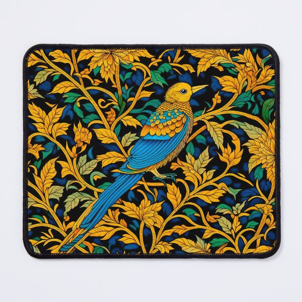 Item preview, Morrisian Songbird: Botanical Art Nouveau Illustration designed and sold by LanaGustavsson.