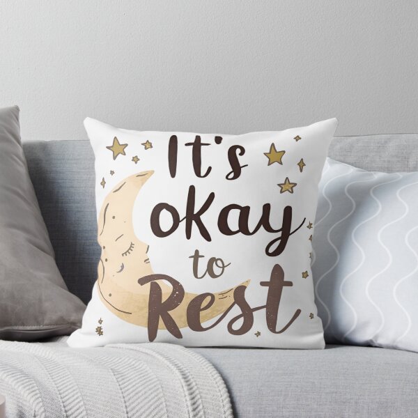 Item preview, It’s Okay To Rest – Self-Care Mental Health sticker designed and sold by VibranPalette.