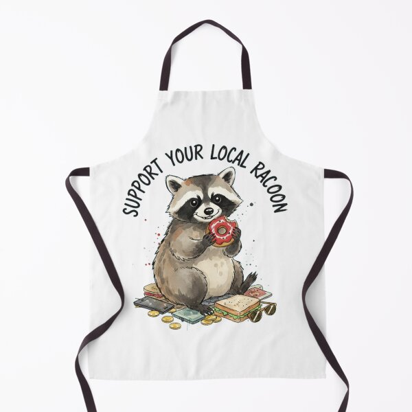 Item preview, Funny raccoon T-shirt design – "Support Your Local Raccoon" designed and sold by MrOrganosi.