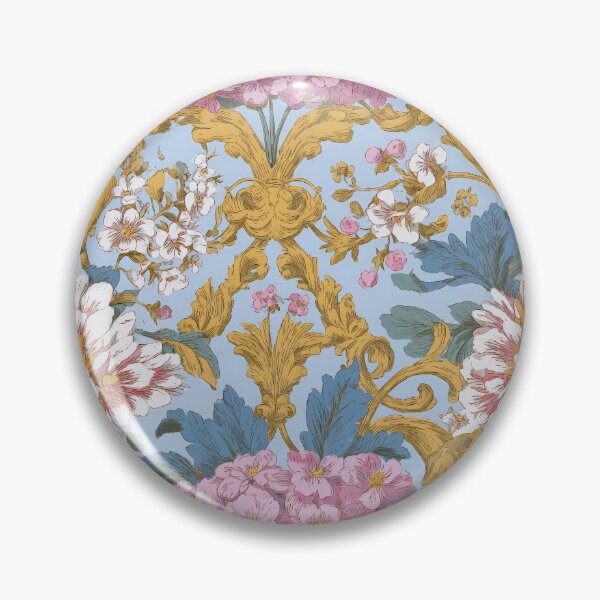 Item preview, Vintage Rococo Floral and Gold Acanthus  designed and sold by Atlas Kai.