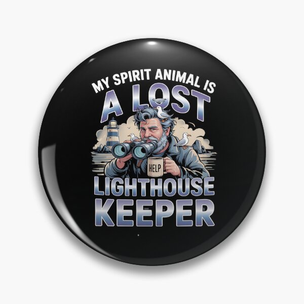 Item preview, chaotic lighthouse - sentient lighthouse - shrimp running the lighthouse - foghorn panic - quirky maritime - haunted lighthouse - glitchy lighthouse - sea chaos - coastal lighthouse designed and sold by JansenGS.