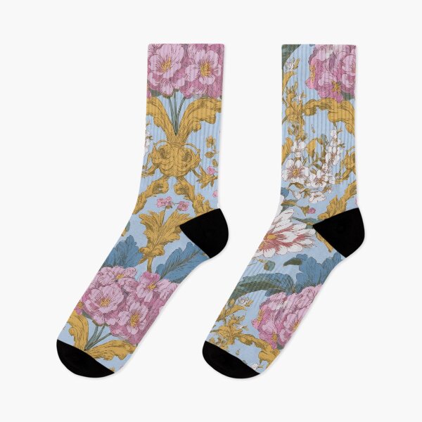 Item preview, Vintage Rococo Floral and Gold Acanthus  designed and sold by Atlas Kai.