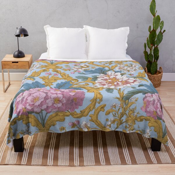 Item preview, Vintage Rococo Floral and Gold Acanthus  designed and sold by Atlas Kai.