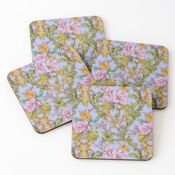 Item preview, Antique Engraved Floral Seamless Pattern designed and sold by Atlas Kai.