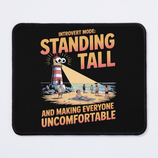 Item preview, lighthouse meme - absurd lighthouse - funny beacon - chaotic lighthouse - weird nautical - existential lighthouse - powered by panic - sea-themed - cursed lighthouse core designed and sold by JansenGS.