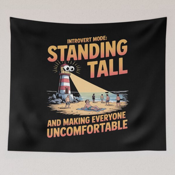 Item preview, lighthouse meme - absurd lighthouse - funny beacon - chaotic lighthouse - weird nautical - existential lighthouse - powered by panic - sea-themed - cursed lighthouse core designed and sold by JansenGS.