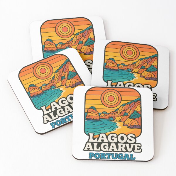 Item preview, Lagos Algarve Portugal Retro Trippy Travel designed and sold by TomFrontierArt.