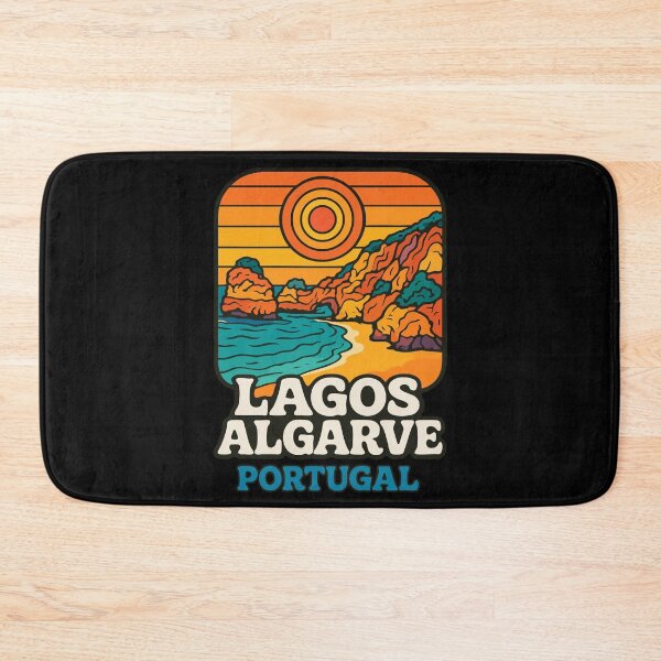 Item preview, Lagos Algarve Portugal Retro Trippy Travel designed and sold by TomFrontierArt.