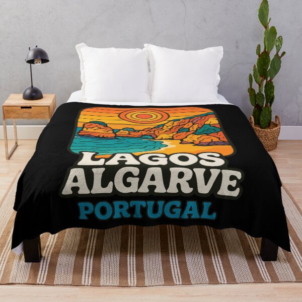 Item preview, Lagos Algarve Portugal Retro Trippy Travel designed and sold by TomFrontierArt.