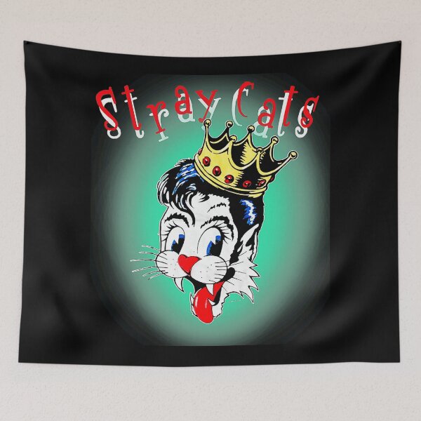 Item preview, King Crown The Stray Cats Band Art Gift  designed and sold by elleandrusa.