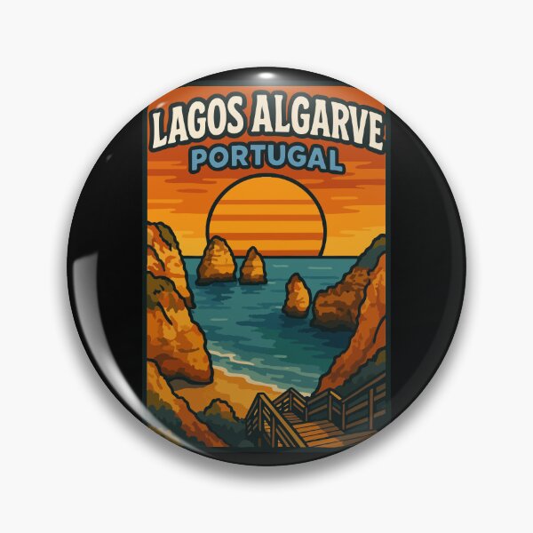 Item preview, Lagos Algarve Portugal Retro Vintage Travel designed and sold by TomFrontierArt.