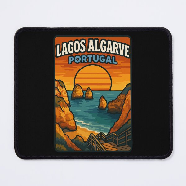 Item preview, Lagos Algarve Portugal Retro Vintage Travel designed and sold by TomFrontierArt.