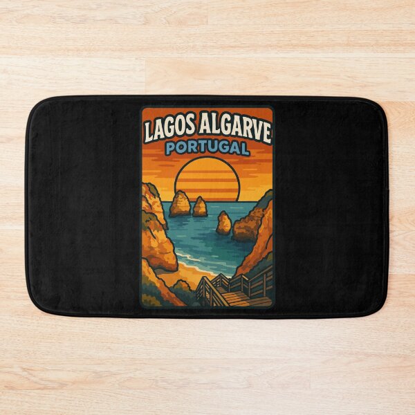 Item preview, Lagos Algarve Portugal Retro Vintage Travel designed and sold by TomFrontierArt.