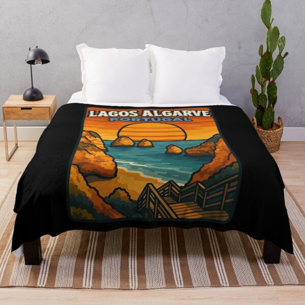 Item preview, Lagos Algarve Portugal Retro Vintage Travel designed and sold by TomFrontierArt.