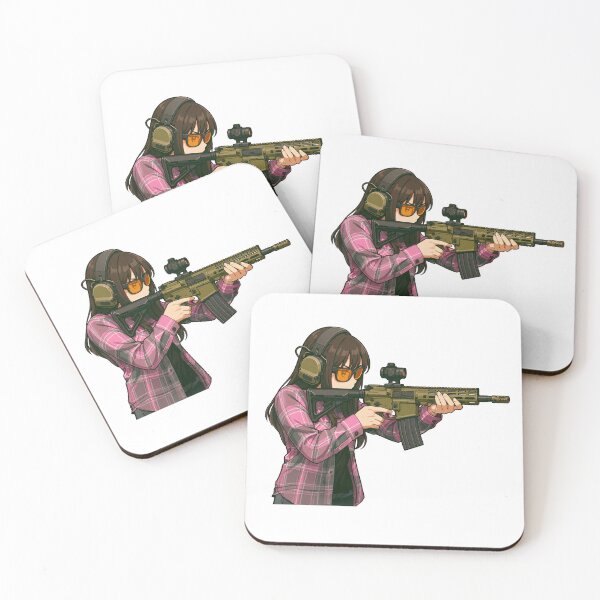Item preview, PEW PEW GIRL – Cute, Loud, and Ready to Fire designed and sold by RAWLIFEGRAPHIC.