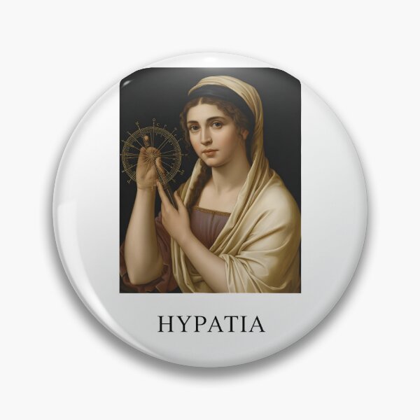 Item preview, Hypatia of Alexandria – Minimal Contemporary Art Tribute to Ancient Wisdom designed and sold by OzzFrequency.