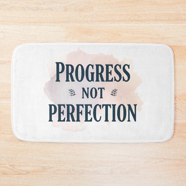 Item preview, Progress Not Perfection Affirmation – Motivational Mental Health designed and sold by VibranPalette.