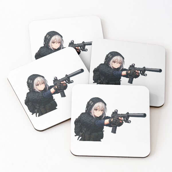 Item preview, PEW PEW GIRL – Cute, Loud, and Ready to Fire designed and sold by RAWLIFEGRAPHIC.