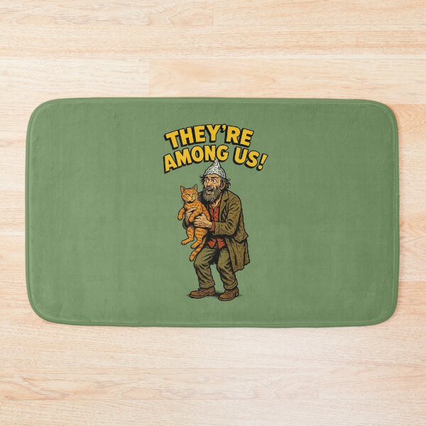 Item preview, They’re Among Us – Funny Conspiracy Theory Retro Comic Art designed and sold by The Devil's Bargain.