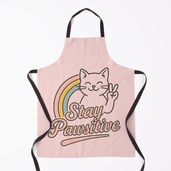 Item preview, Stay Pawsitive Peace Cat Tee – Whiskerly Soft Girl Rainbow Aesthetic designed and sold by WhiskerlyGfx.
