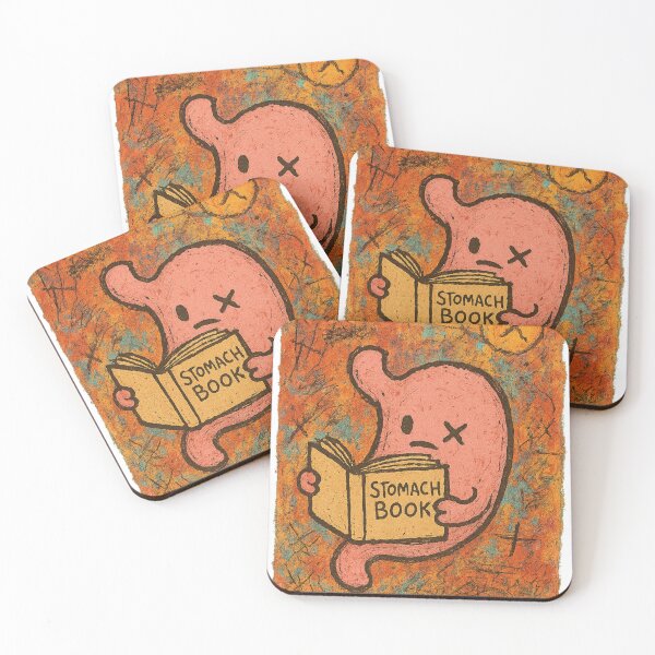 Item preview, Stomach Book Abstract Character Art designed and sold by NAVOZKA.